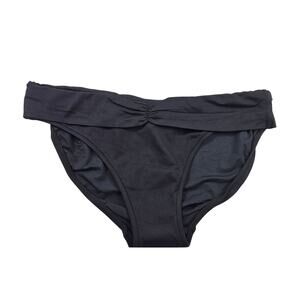 NWT sea folley size 12 USA basic black V band retro beach swim bottom NEW